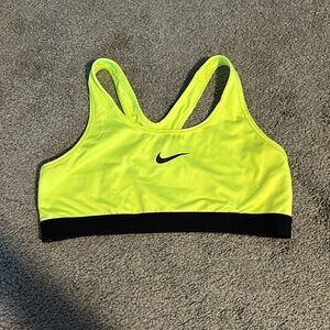 Nike Yellow Sports Bra